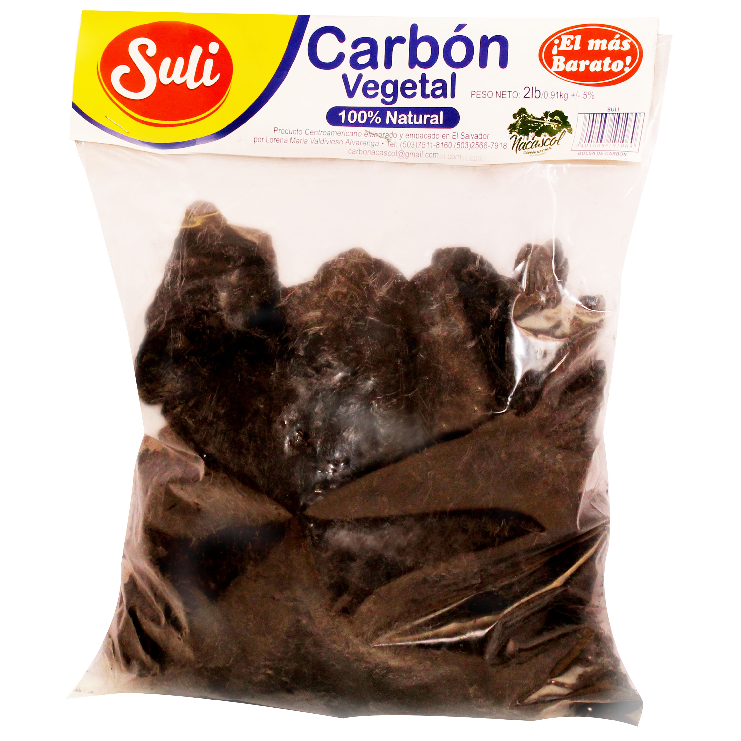 Carbón Suli Vegetal - 1.14 kg