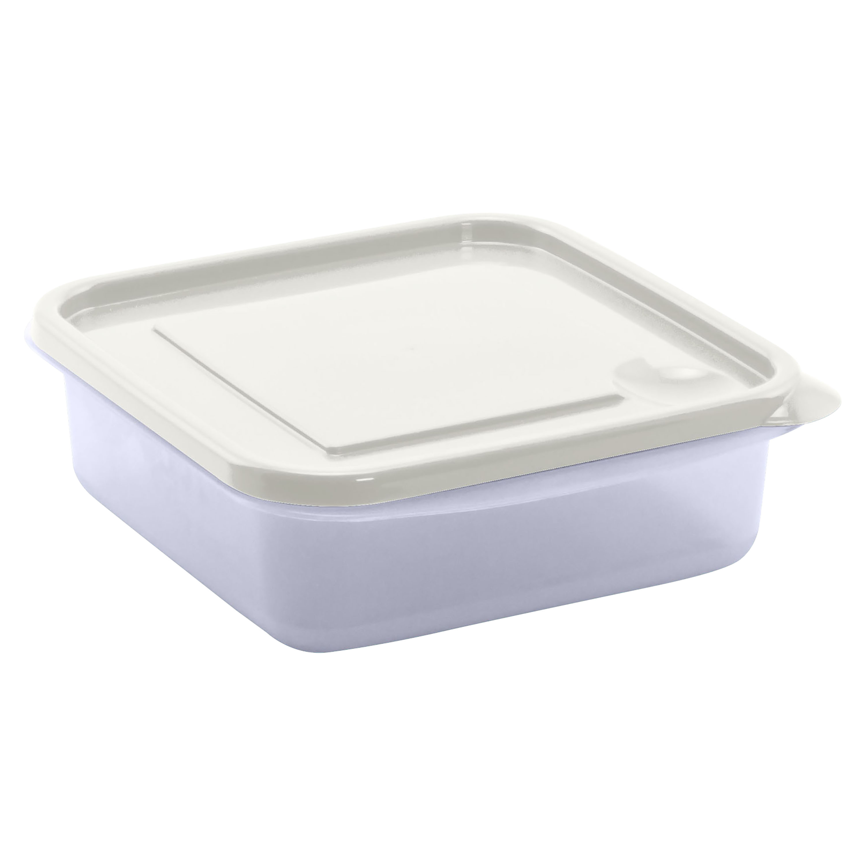 Tazon Cuadrado(3.5 Tz) (28 Oz/830 ml) Guateplast Tr Marfil,