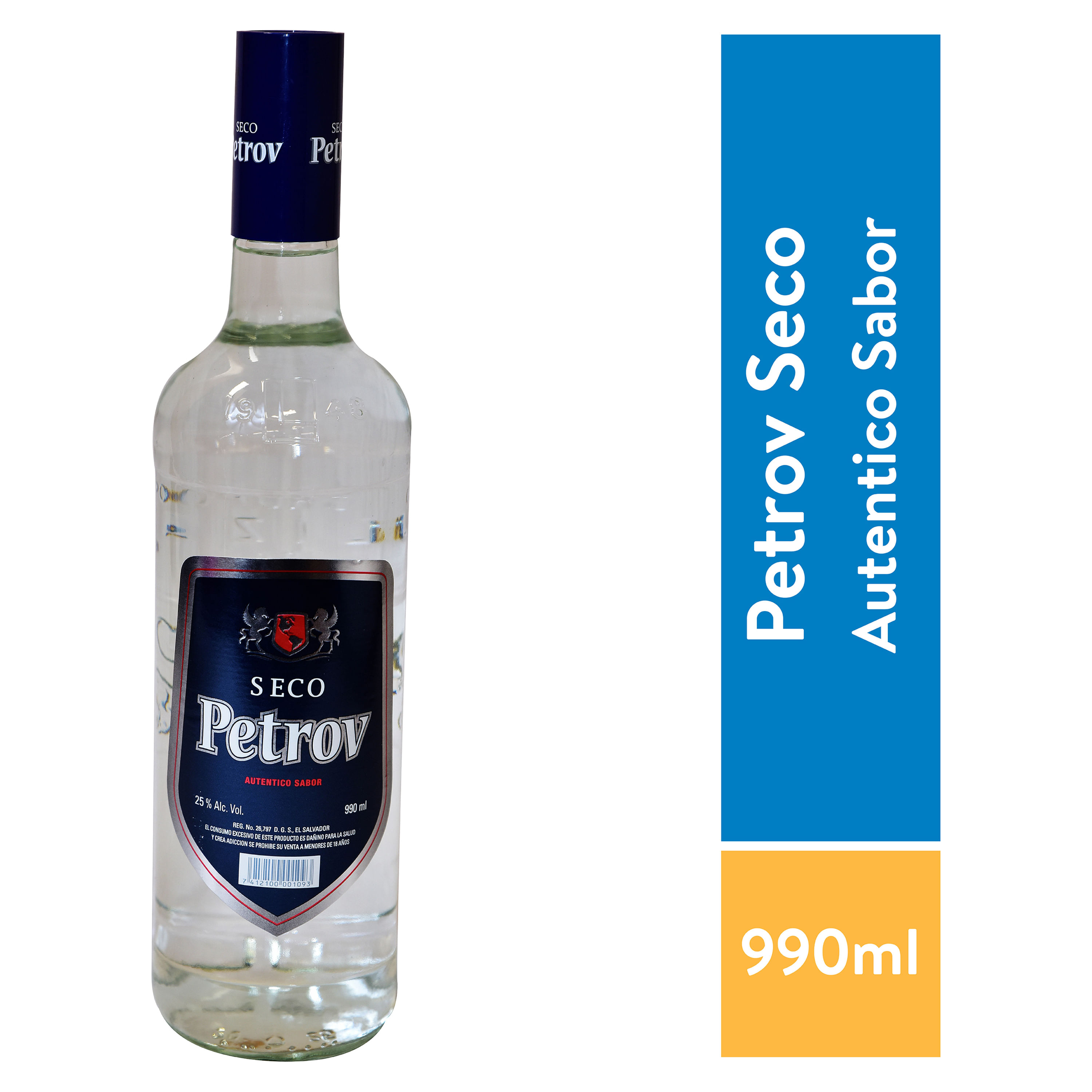 Vodka Petrov Seco - 990 ml