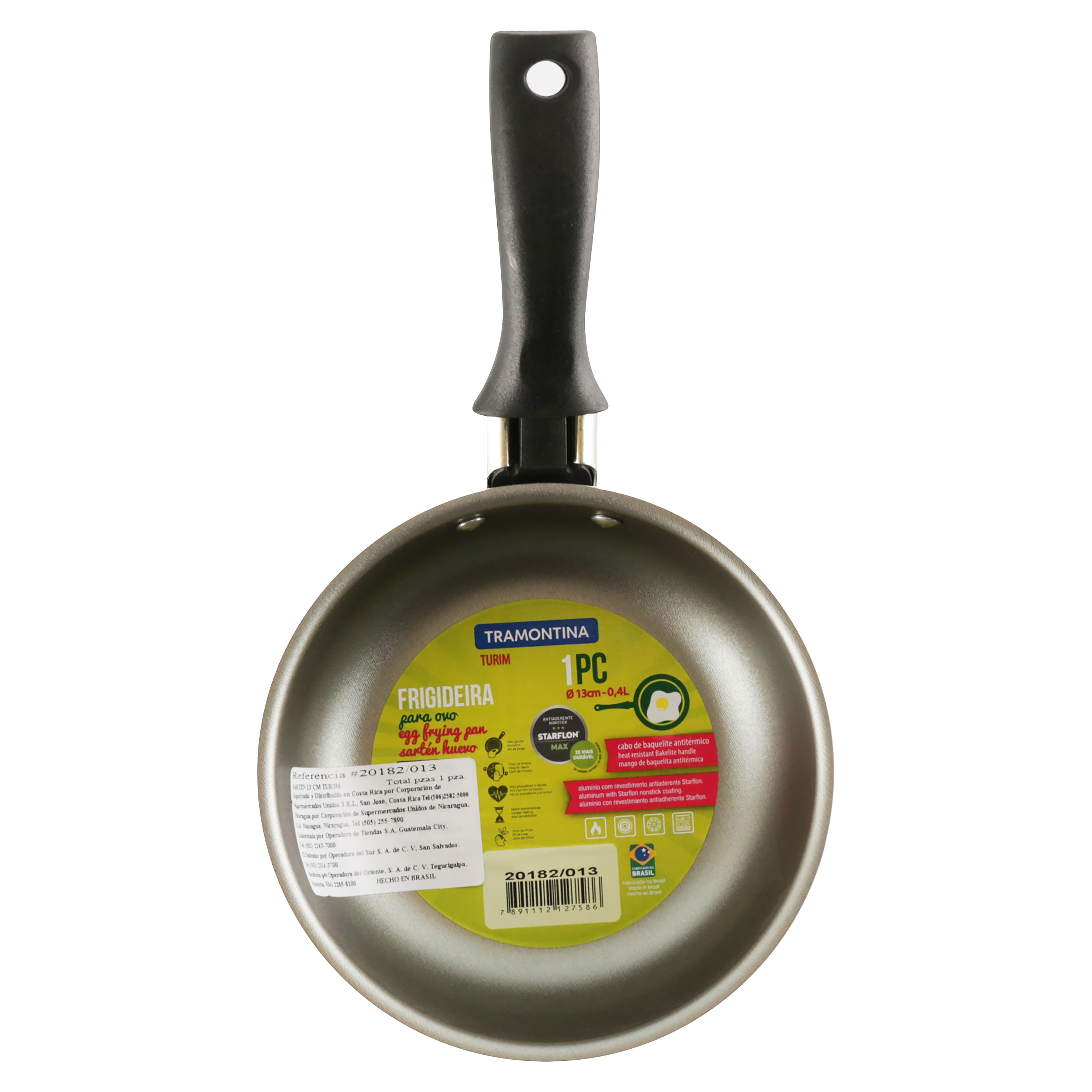 Sarten Tramontina de huevo color gris