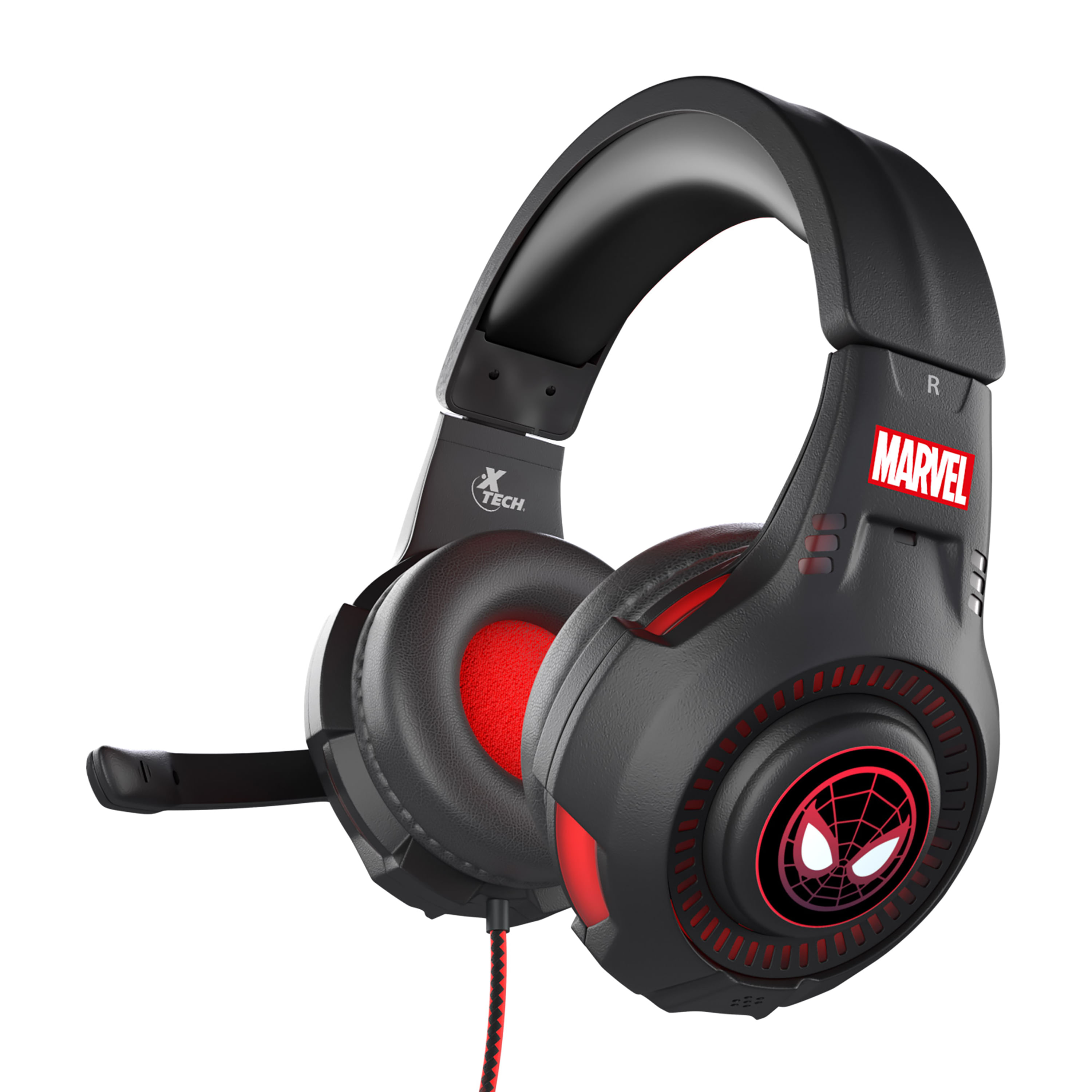 Audífonos Xtech Spiderman Headset Wrd Led W Mic