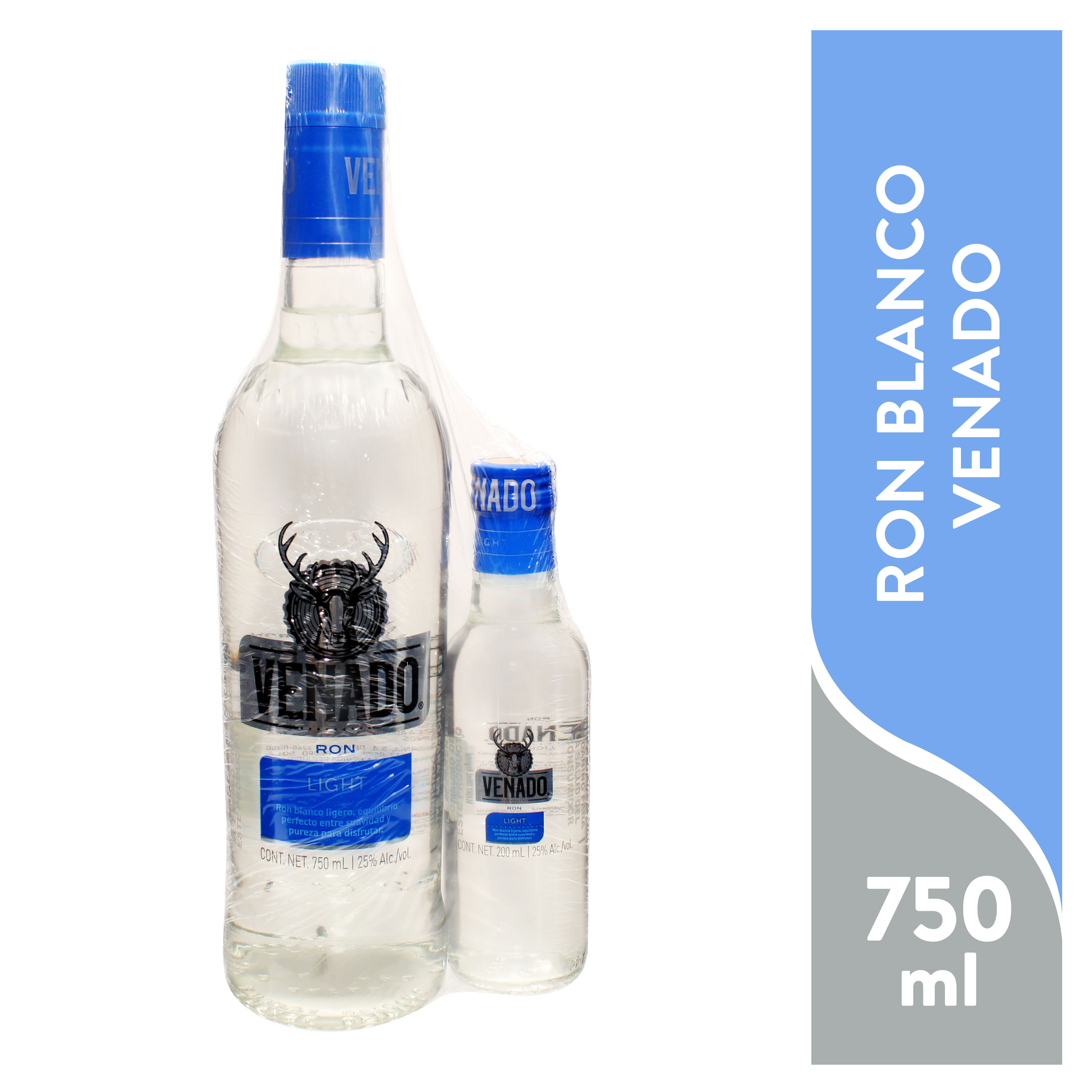 Ron Venado Light Mas 200 ml 750 ml