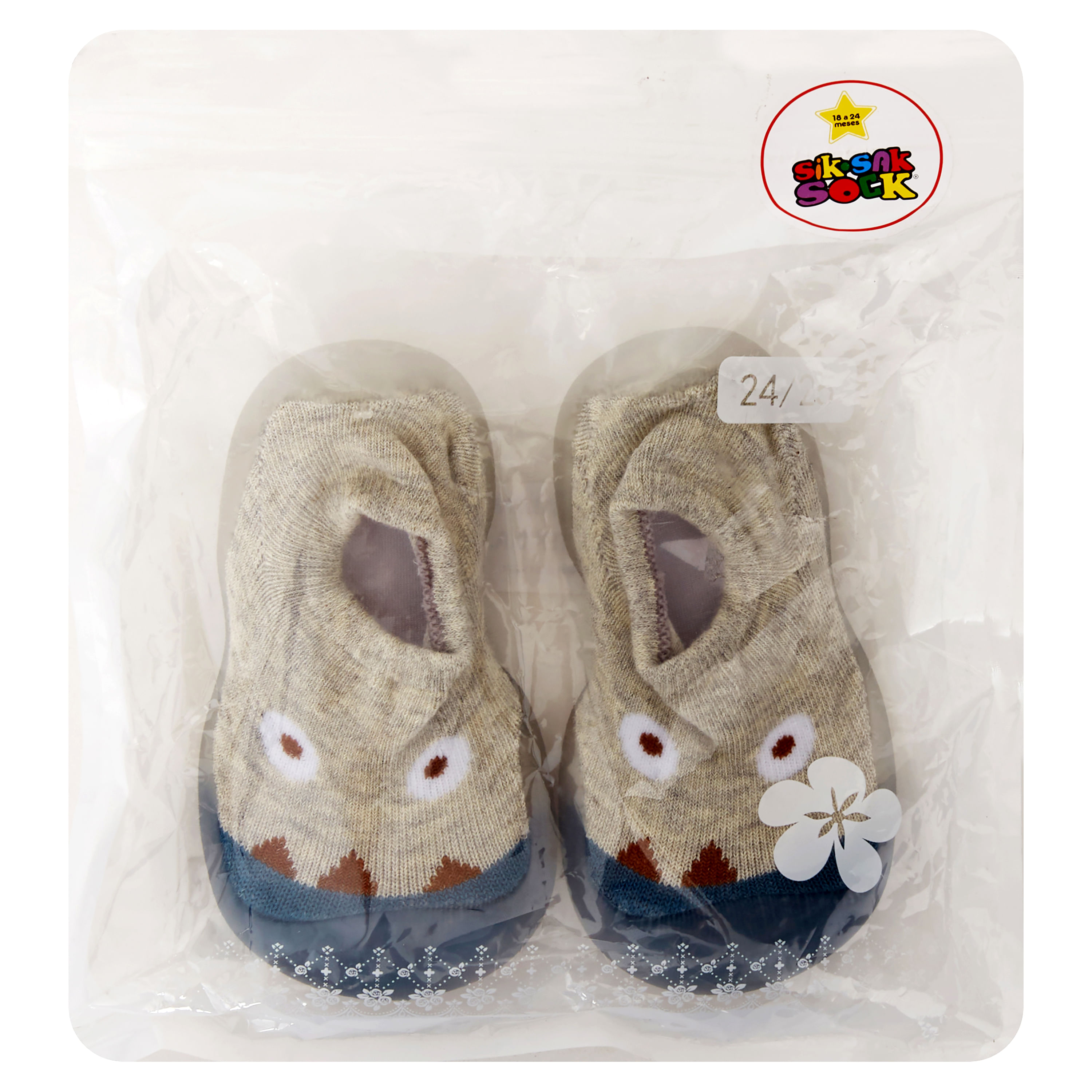 1Par Cal Bebe Sock Shoes Sik Sak Sock 100