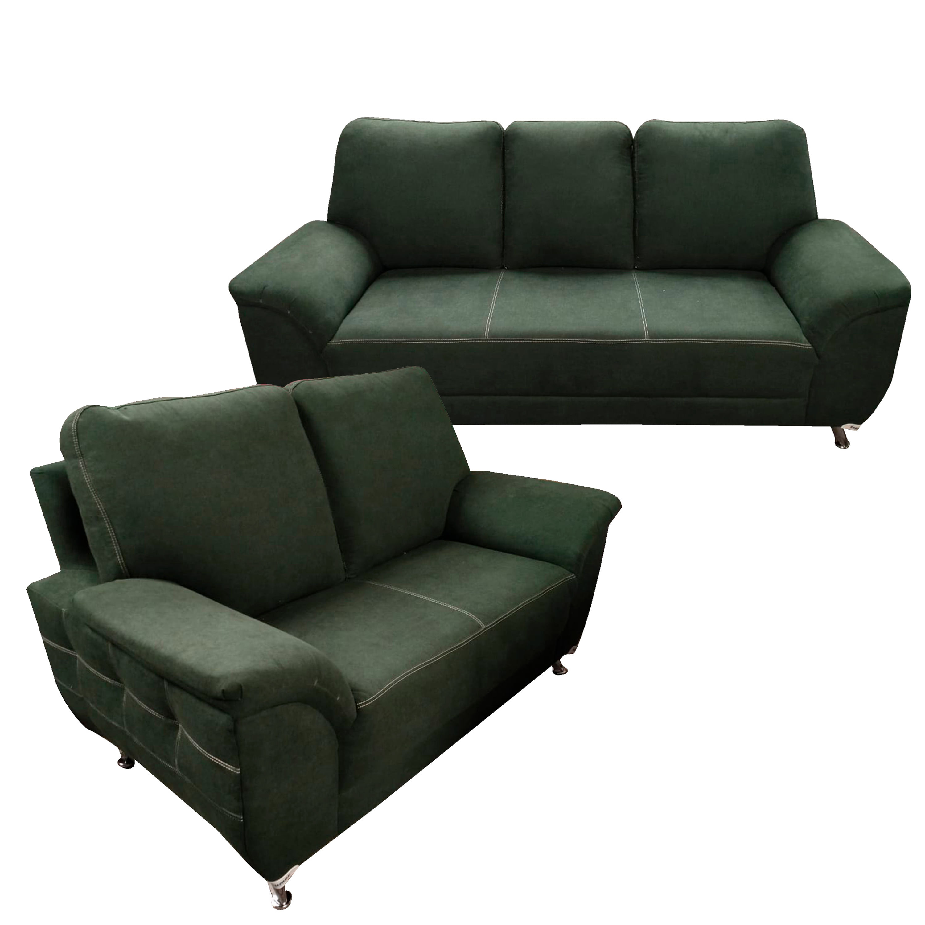 Juego de sala  Espumar noruega color café - 2 Pzas