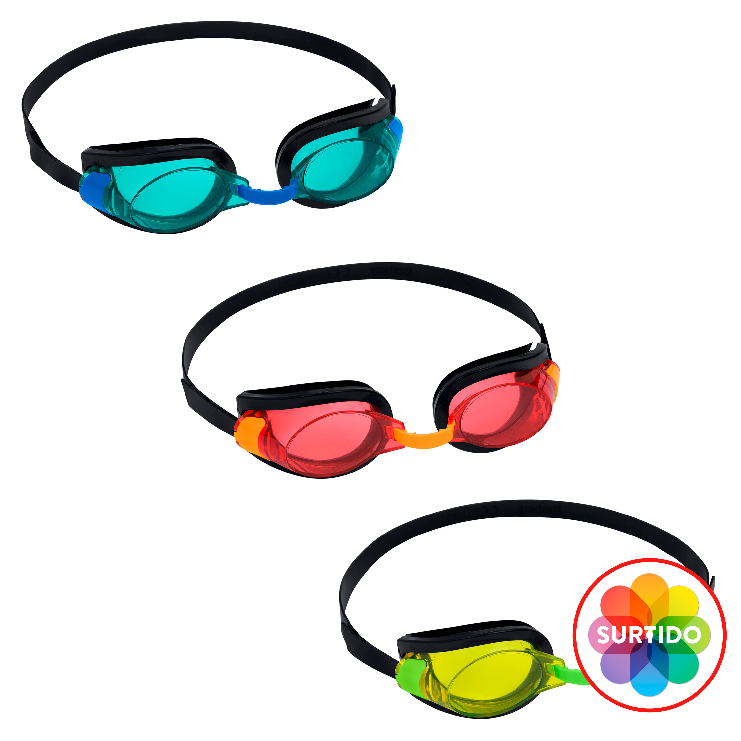 Lentes de natación bestway aqua burts ess II color surtido