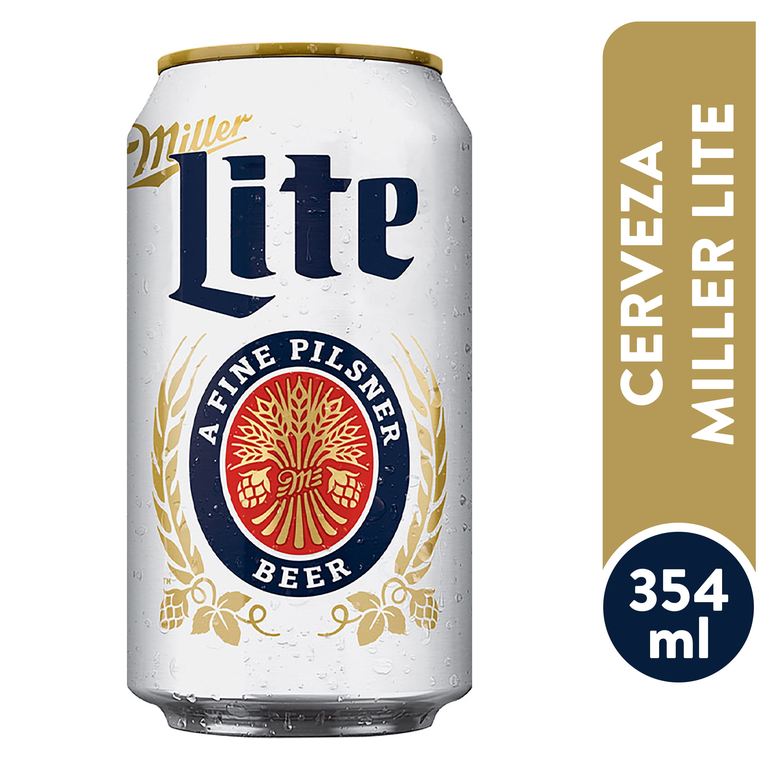 Cerveza Miller Lite Lata - 354 ml