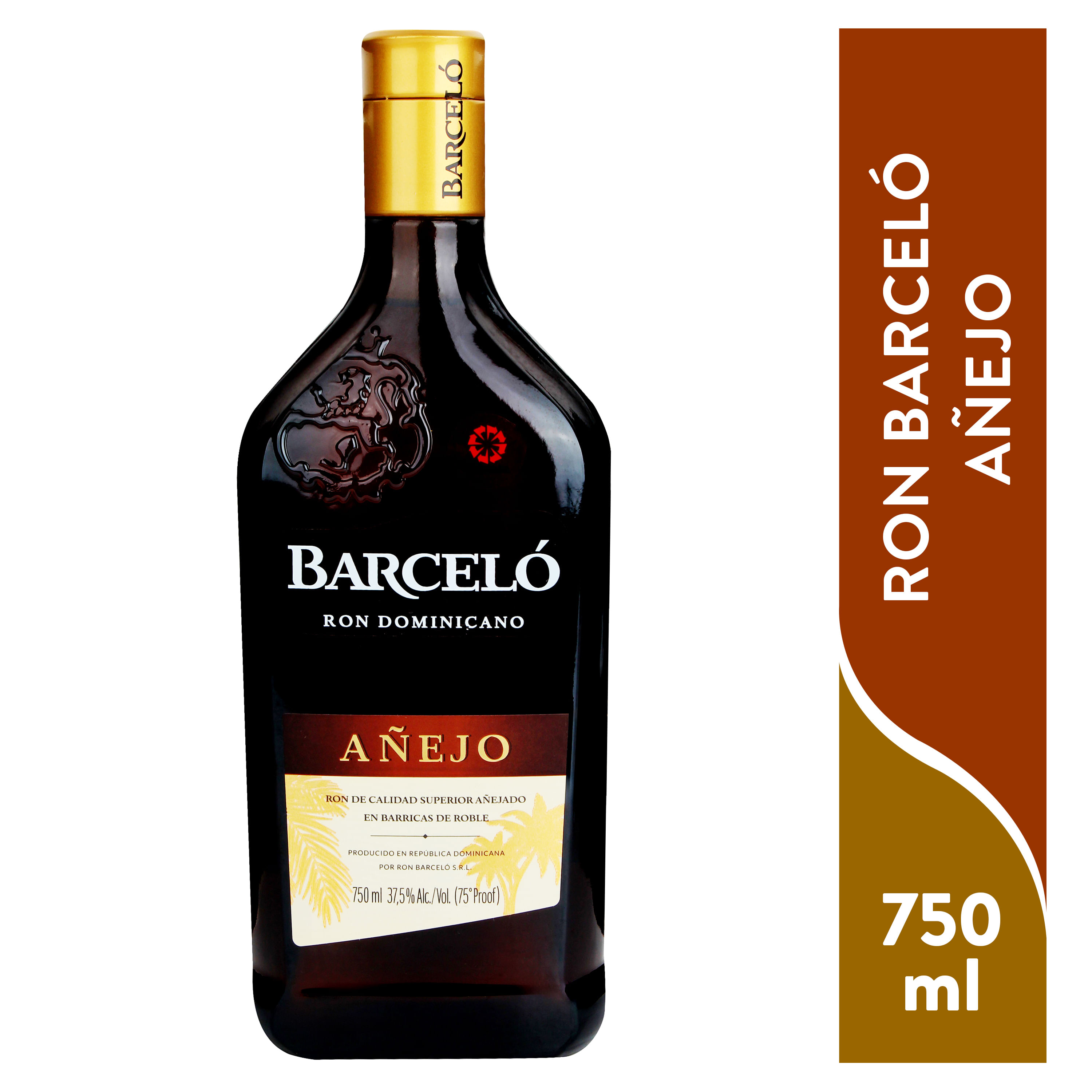 Ron Barcelo Añejo Botella 750 ml
