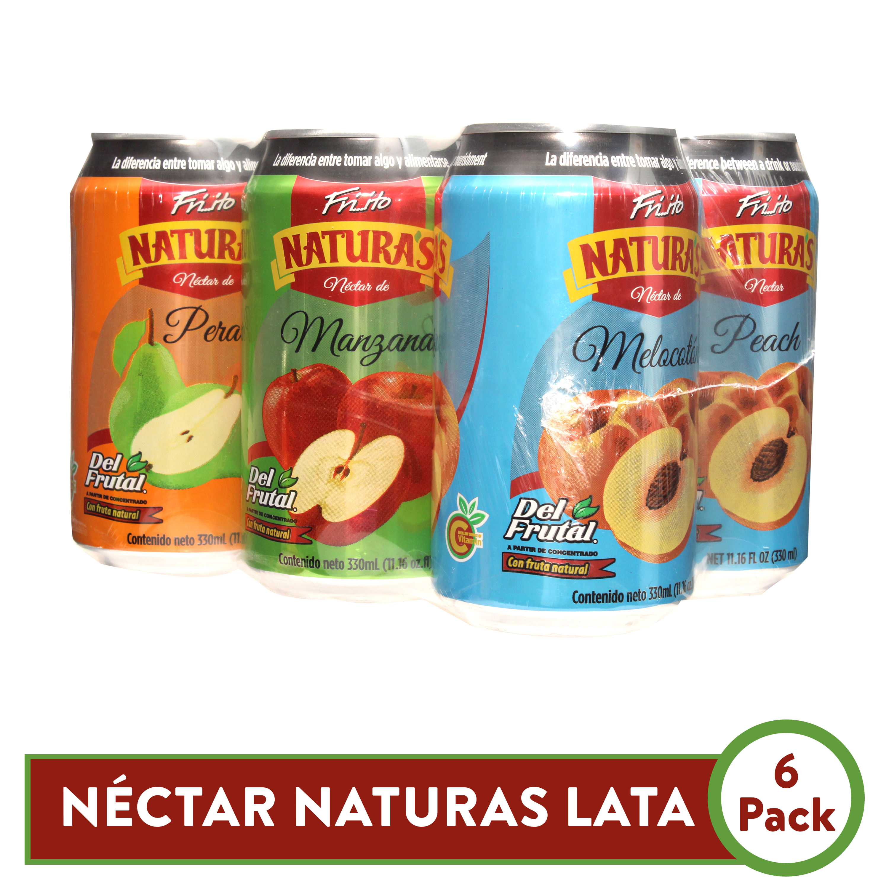 6 Pack Nectar  Naturas Lata - 335 ml
