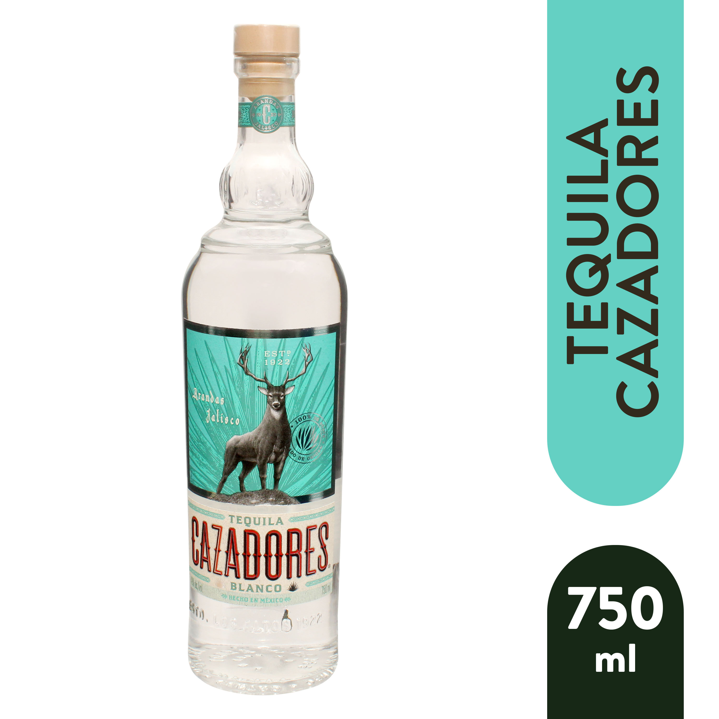 Tequila Cazadores Blanco 750 ml