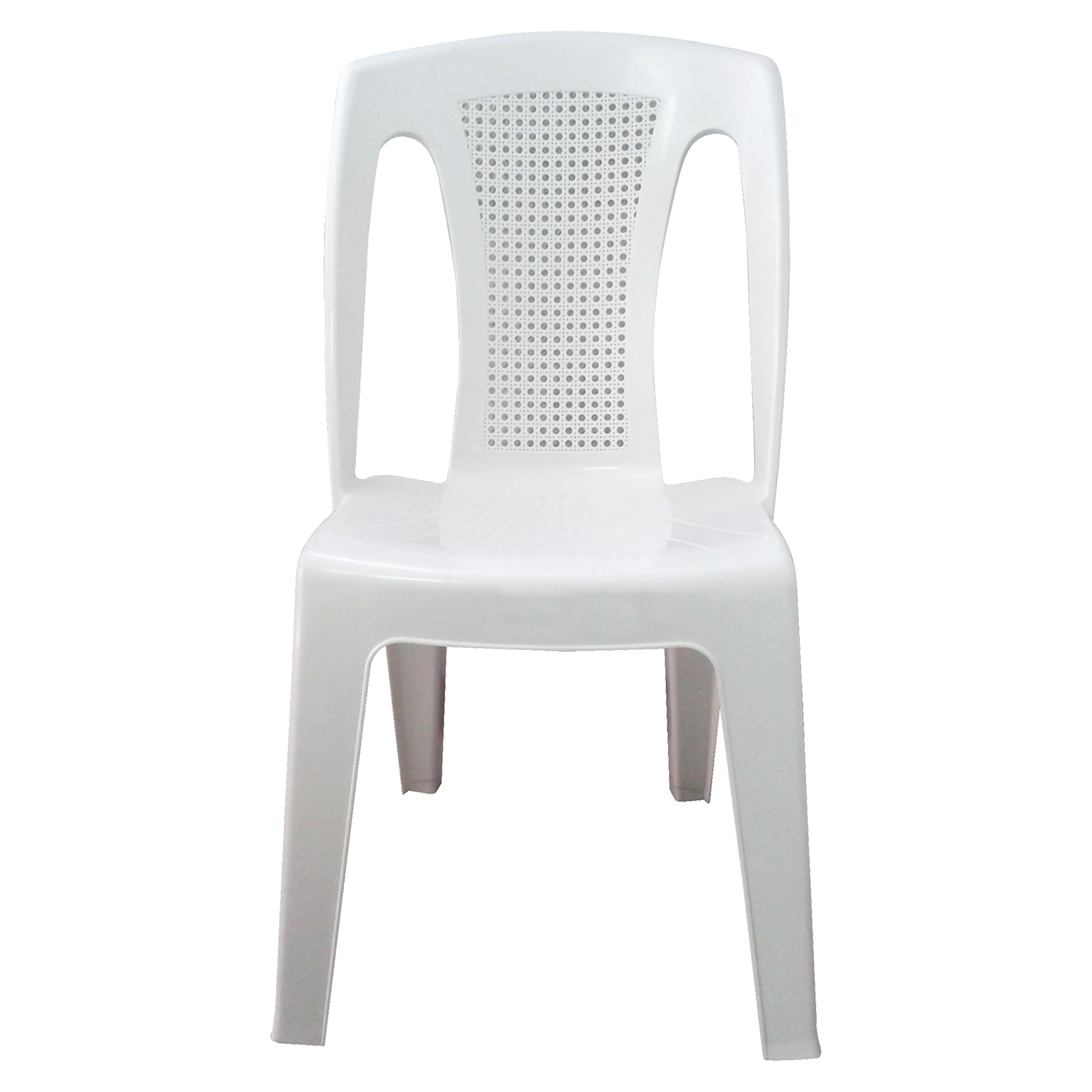 Silla Megaplast Napoli Sin Brazos Blanca