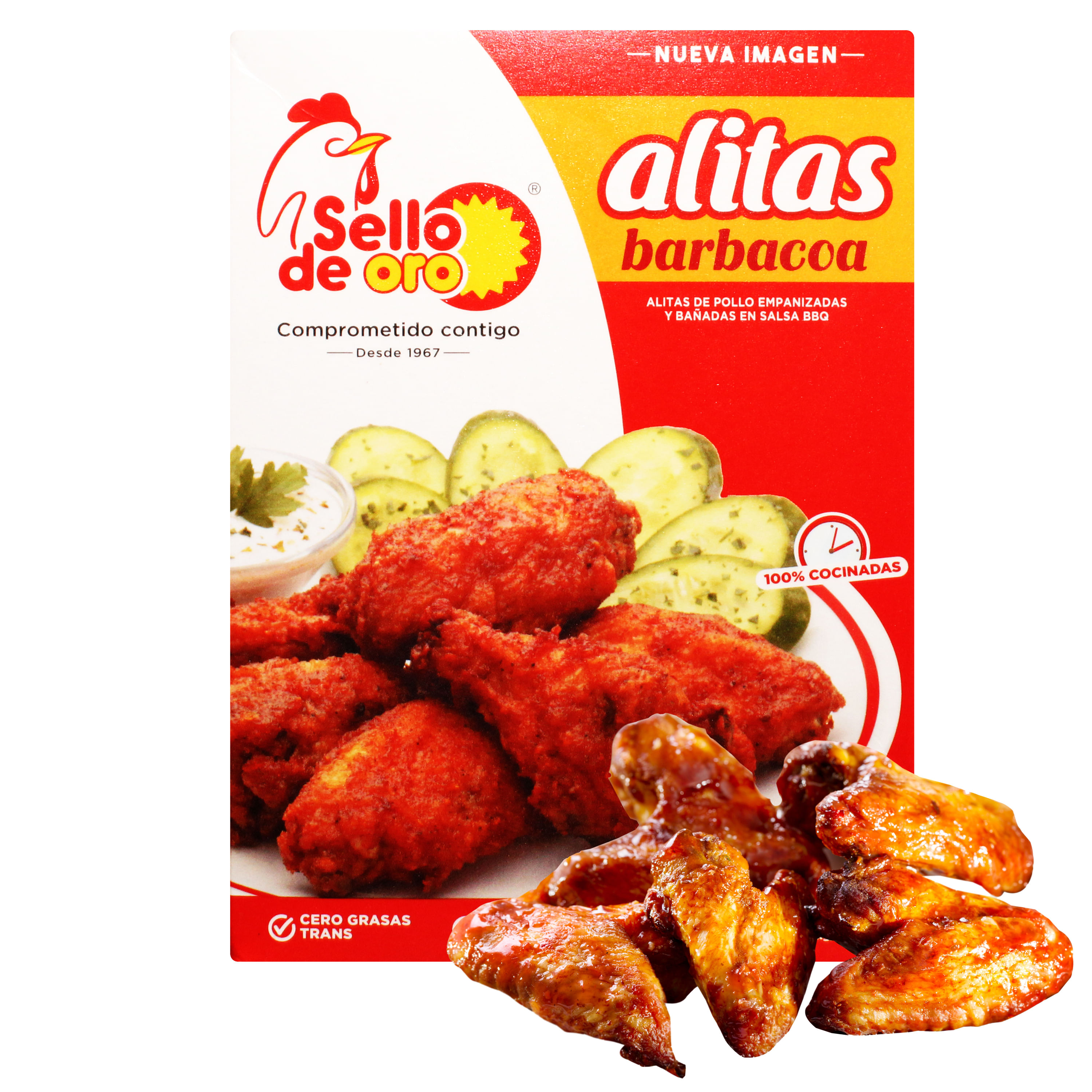 Alas Sello De Oro Barbacoa 12U 408 g