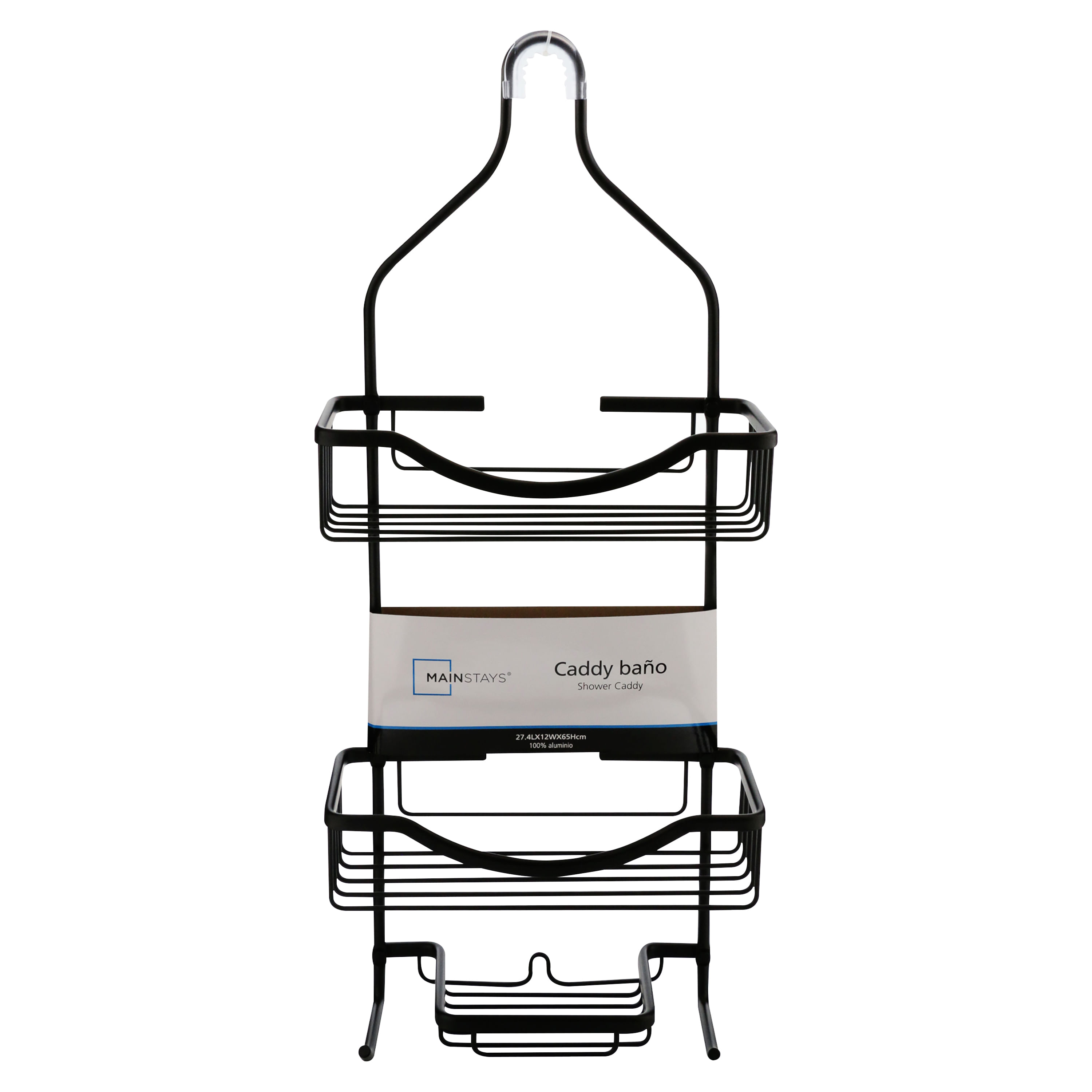 Caddy para ducha Mainstays negro