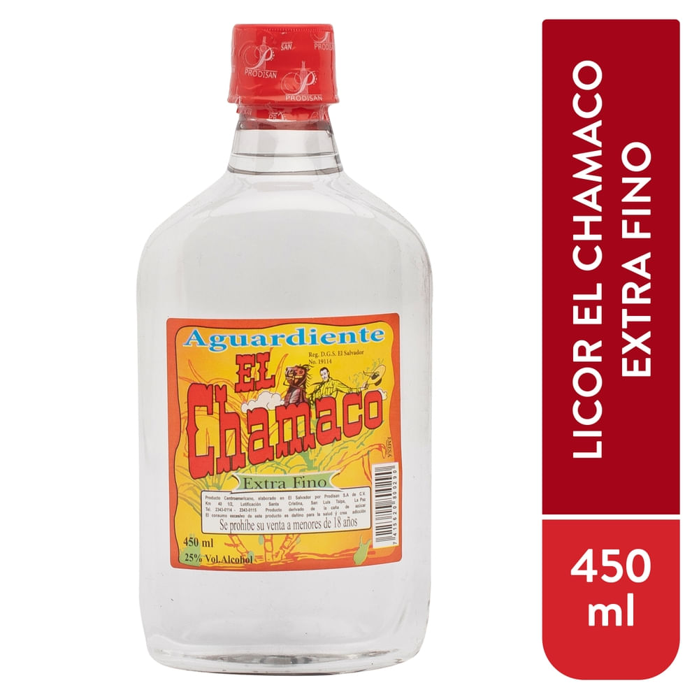 Aguardiente El Chamaco 450 ml