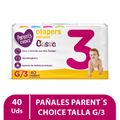 Pañales Parent's Choice Classic Talla G 3 - 40 Uds