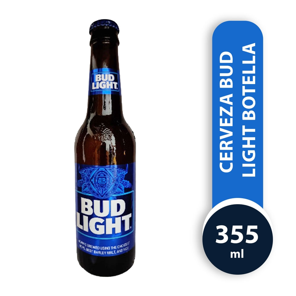 Cerveza Bud Light Botella - 355 ml