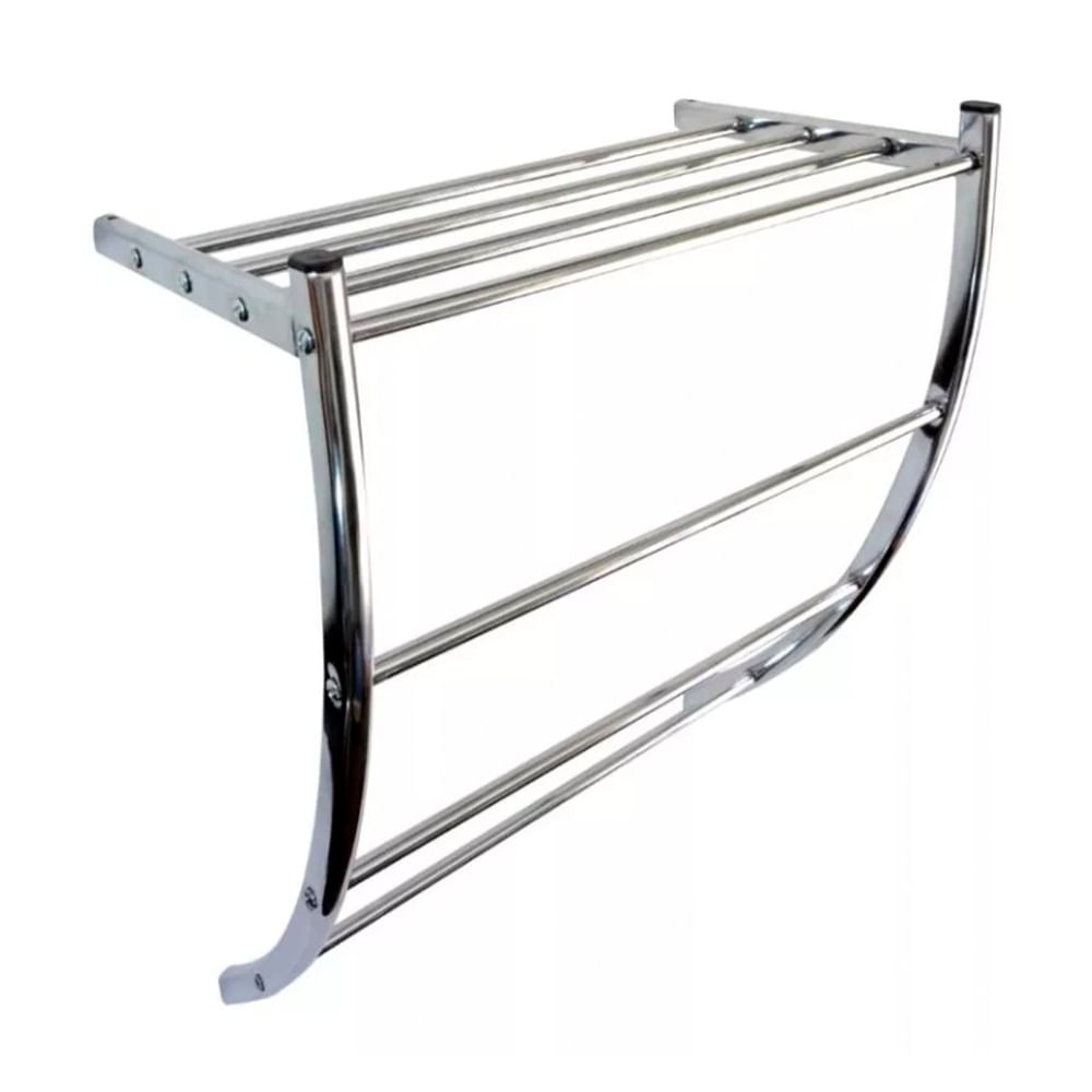 Toallero para baño Mainstays de acero cromado