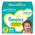 Pañales Pampers Swaddlers Talla 6, 16kg - 84Uds