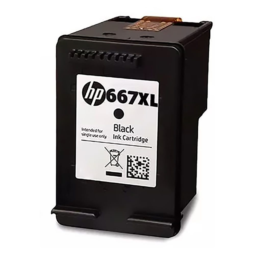 Tinta HP 667Xl Ne 1275 2375 2774 Al 2776