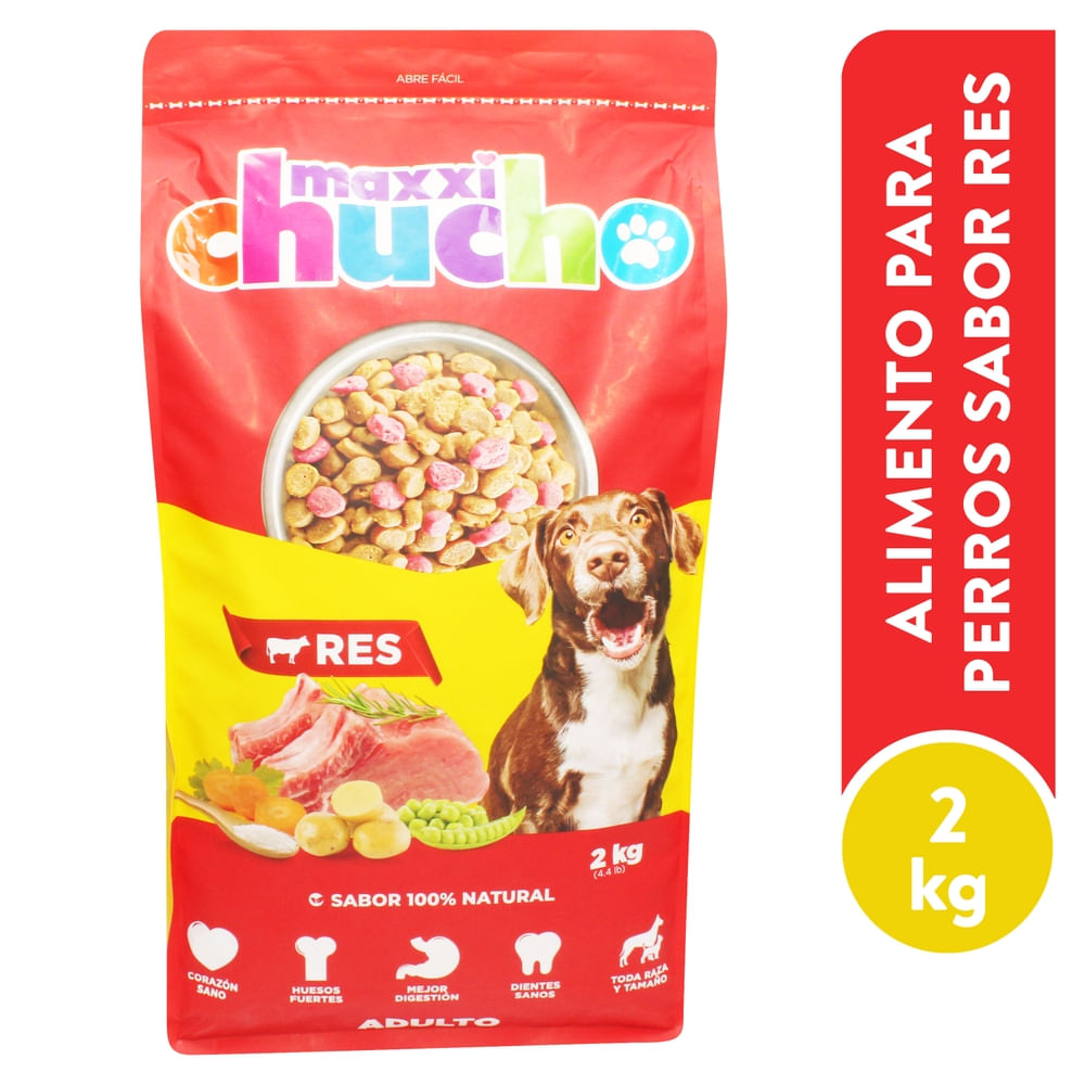 Alimento para perro Maxxi chucho sabor res - 2 kg