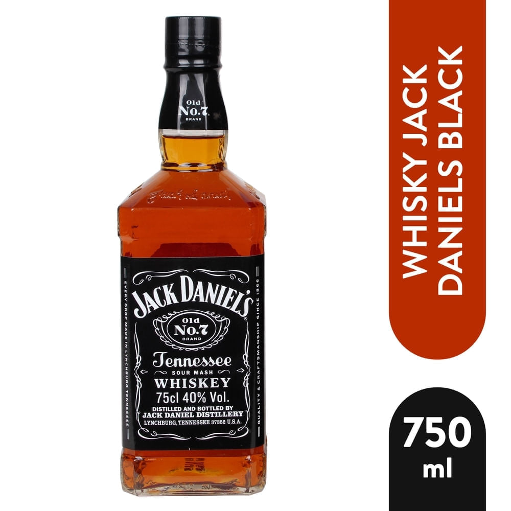 Whisky Jack Daniels Black - 750 ml