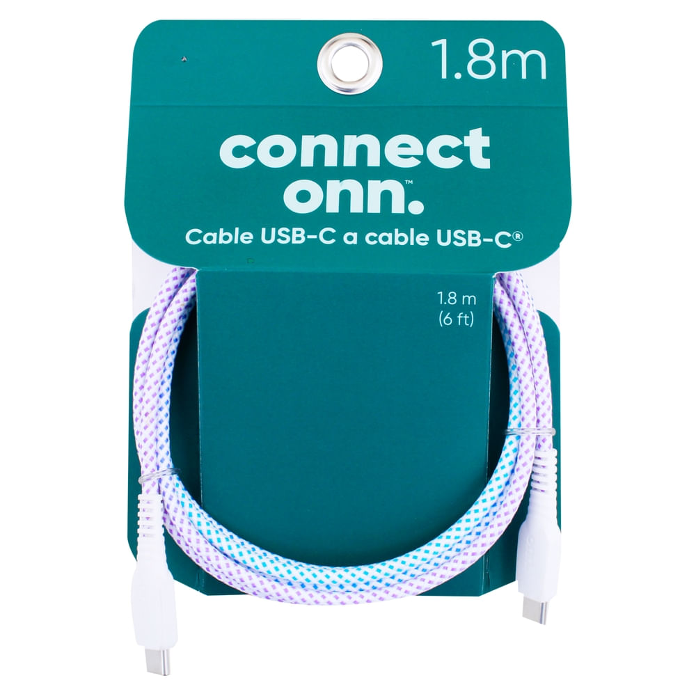 Onn Cable 6 Usb C To Usb C Blends Bpp