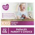 Pañales Parent's Choice Premium Talla XXG - 112 Uds