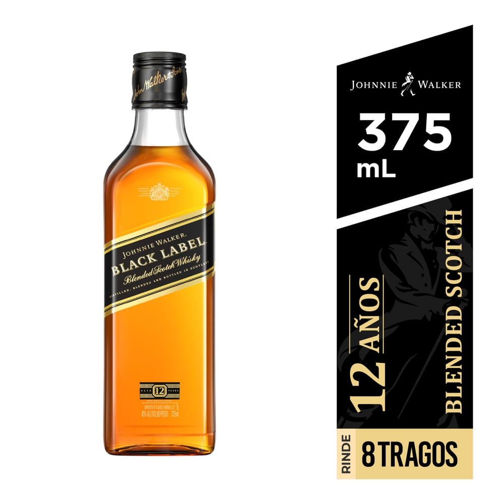 Whisky Johnnie Walker Black Label 375 ml