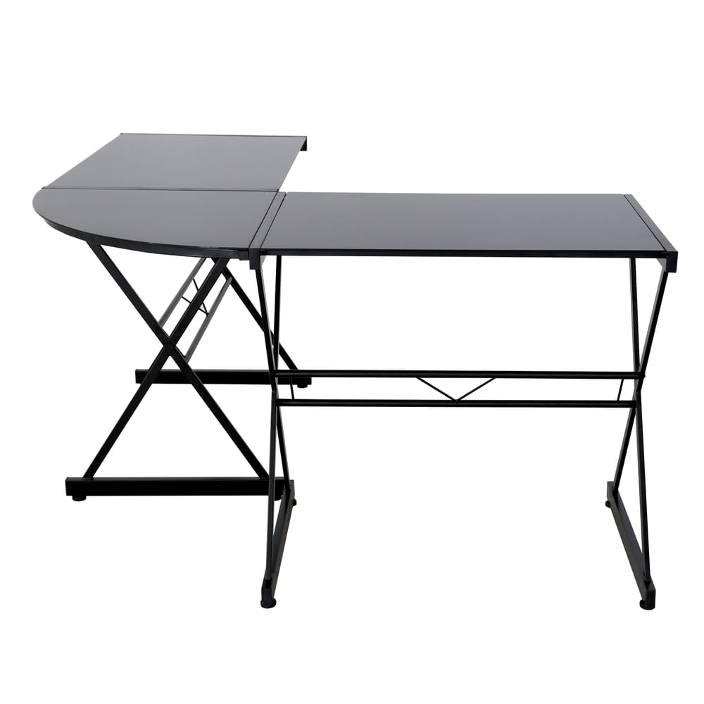 Ms Escritorio L Vidrio 130x50x73 5cm