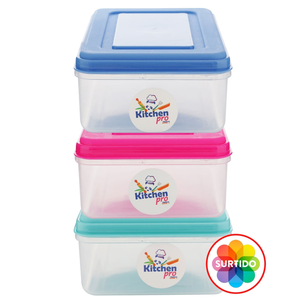 Recipiente Rect Kitchen Pro De 850 ml