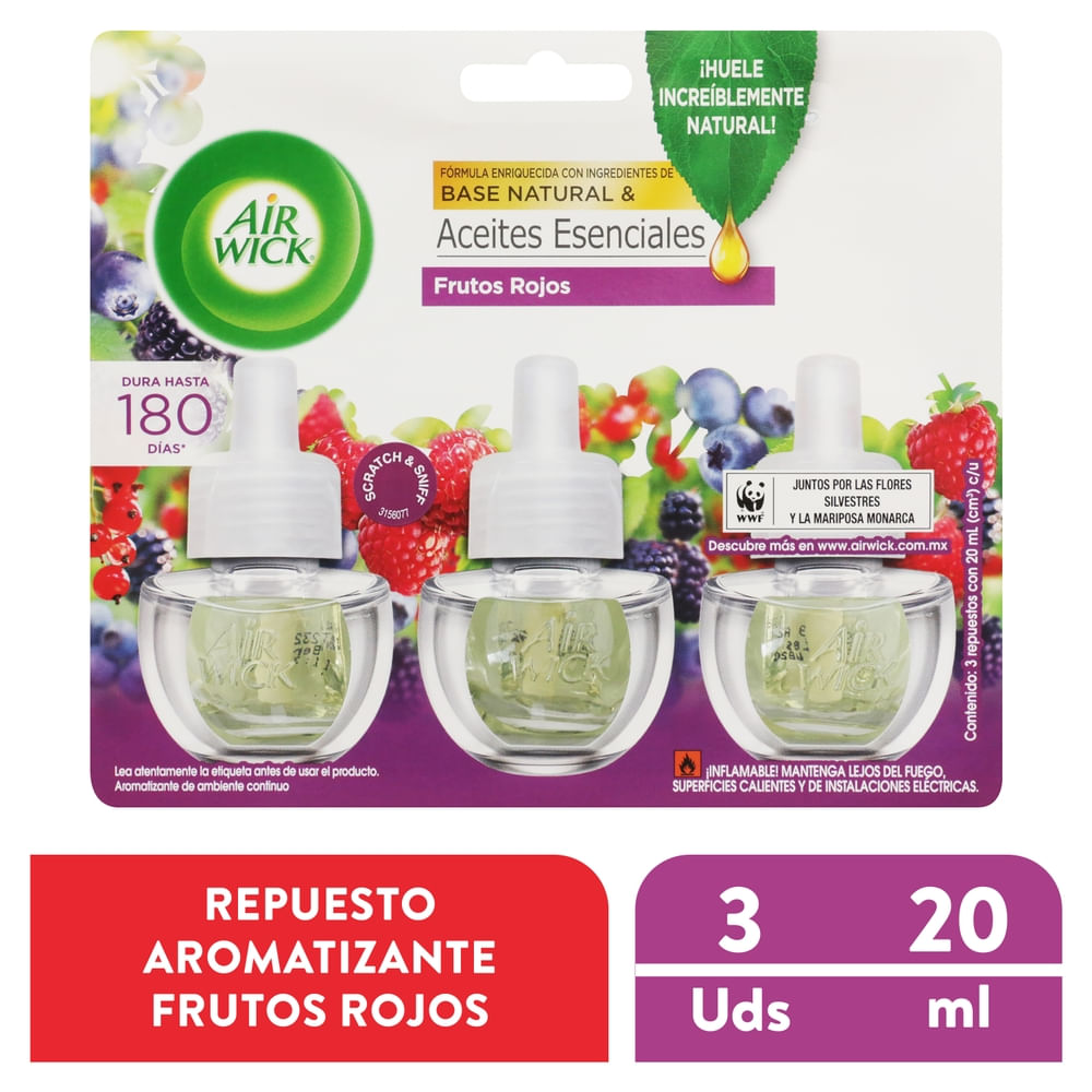 3p Elect Airwick Frutos Rojos 60 ml