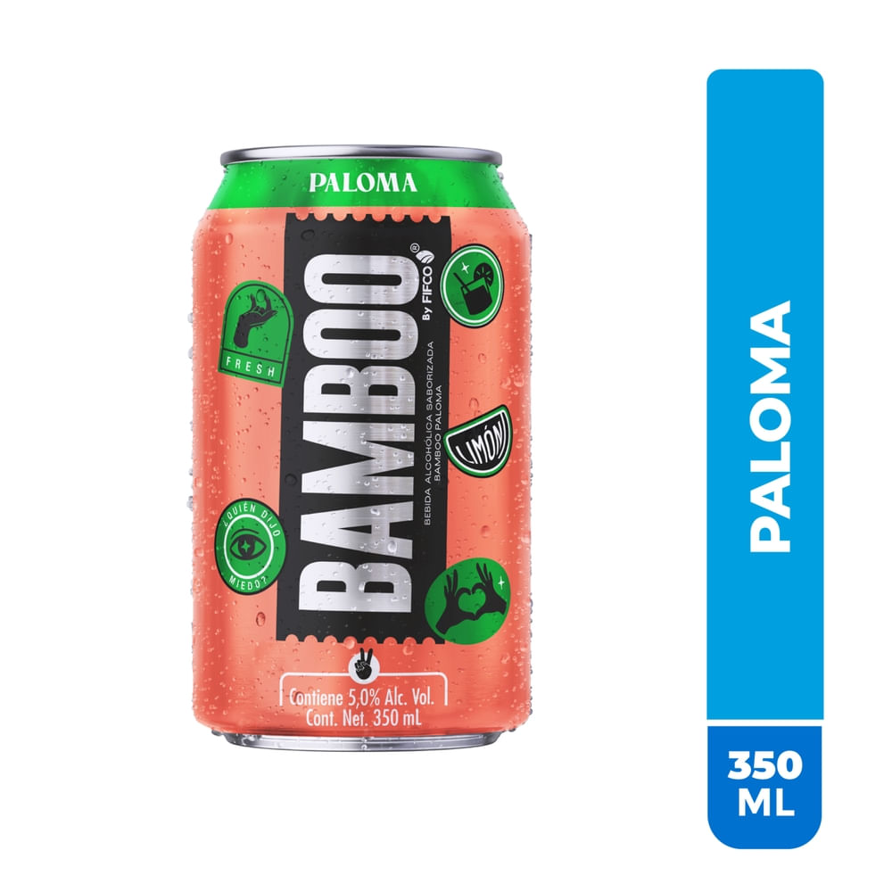 Bebida Alcohólica Bamboo Paloma Lata - 350 ml