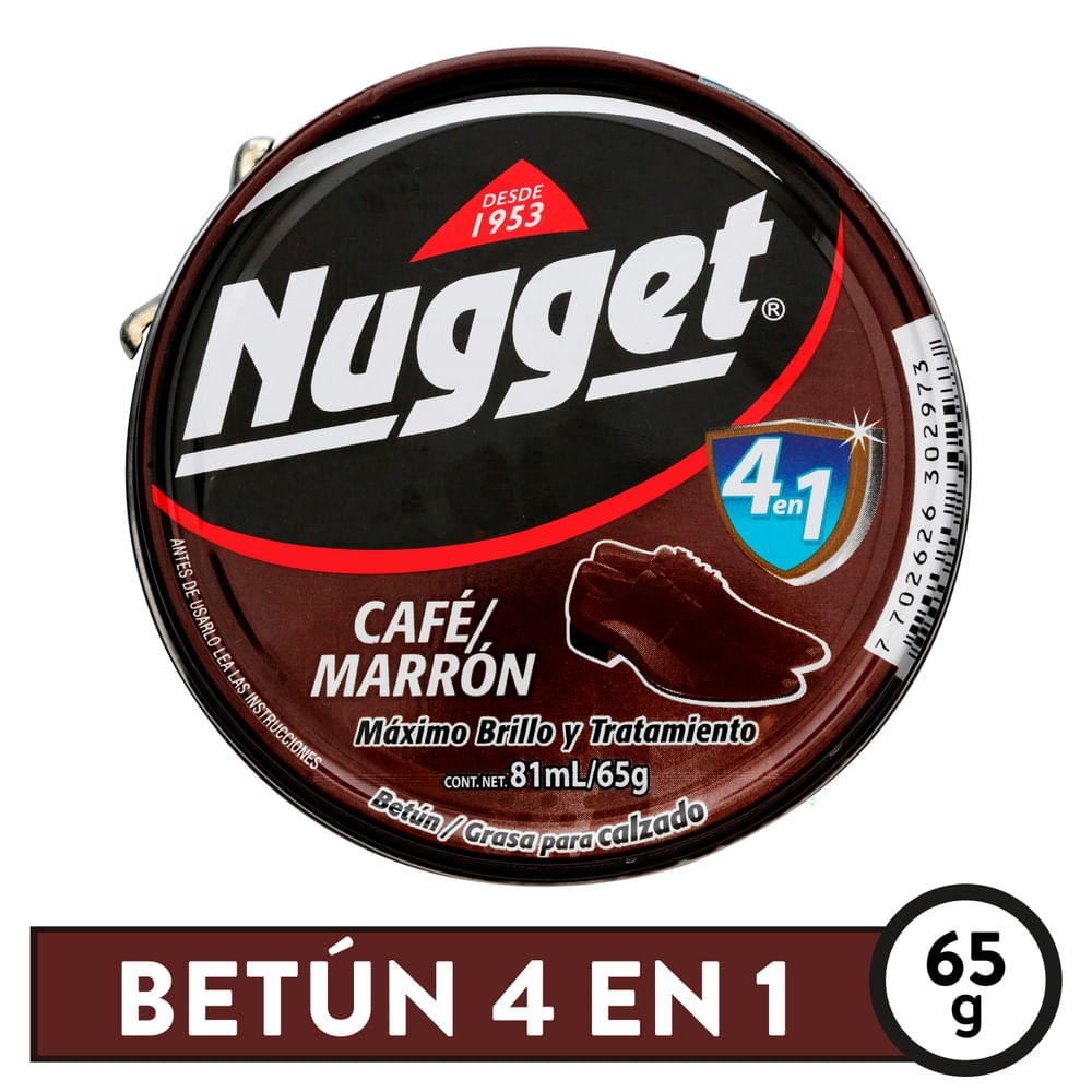 Betún Nugget Pasta Color Cafe - 65 g