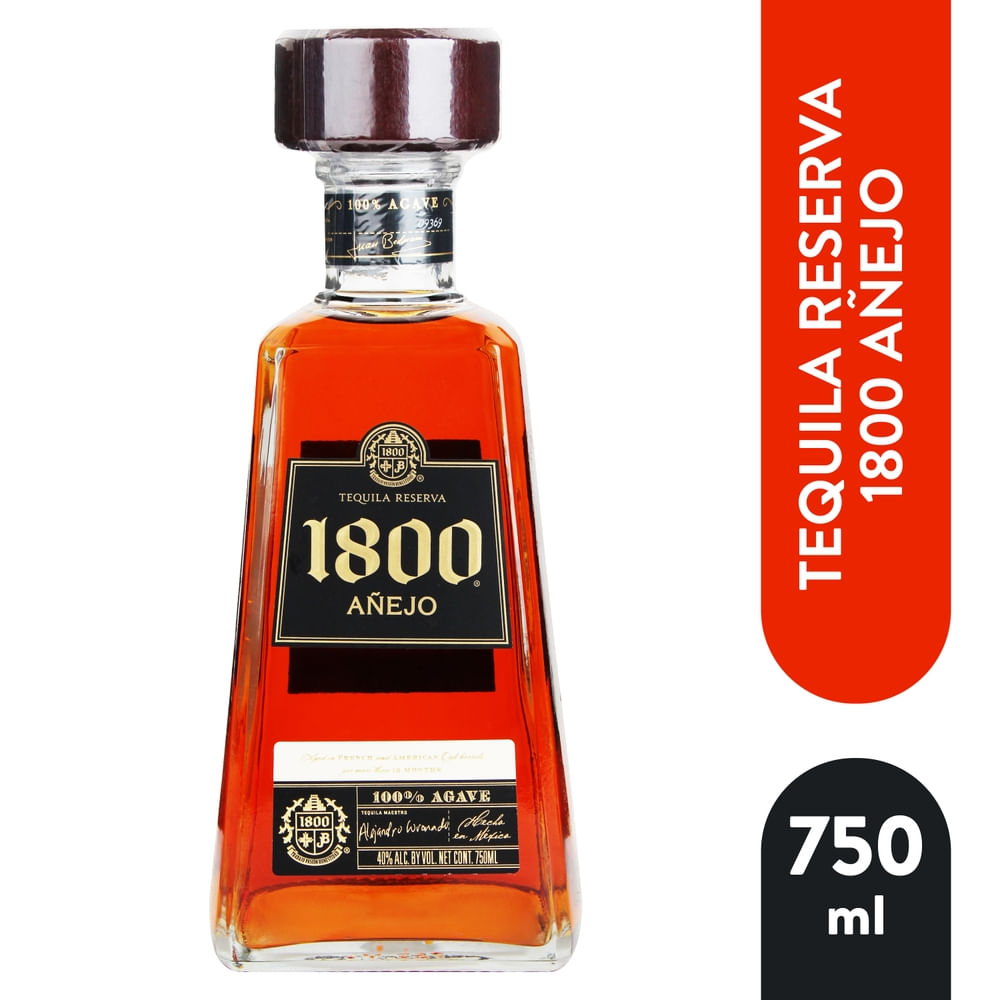 Tequila Jose Cuervo Anejo 1800 750 ml