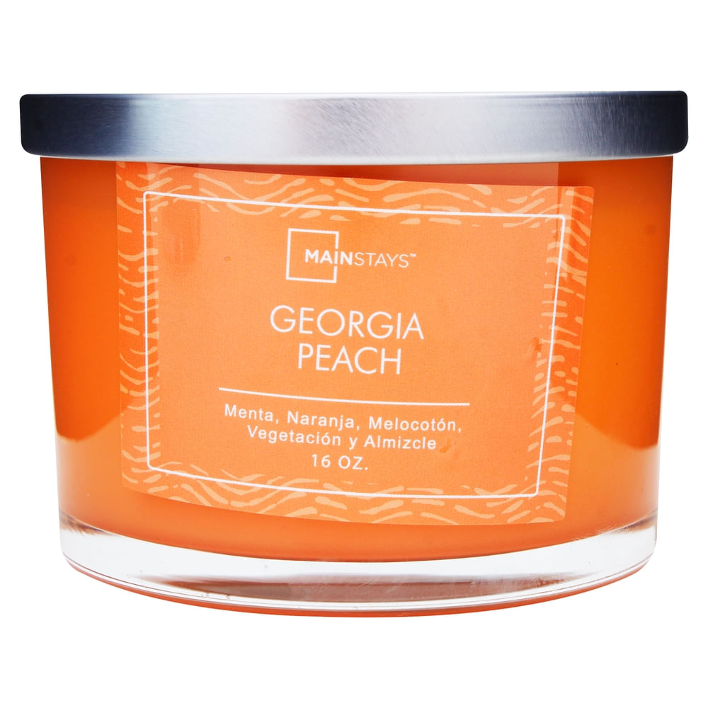 Vela Mainstays menta naranja melocotón vegetación y almizcle - 16 oz