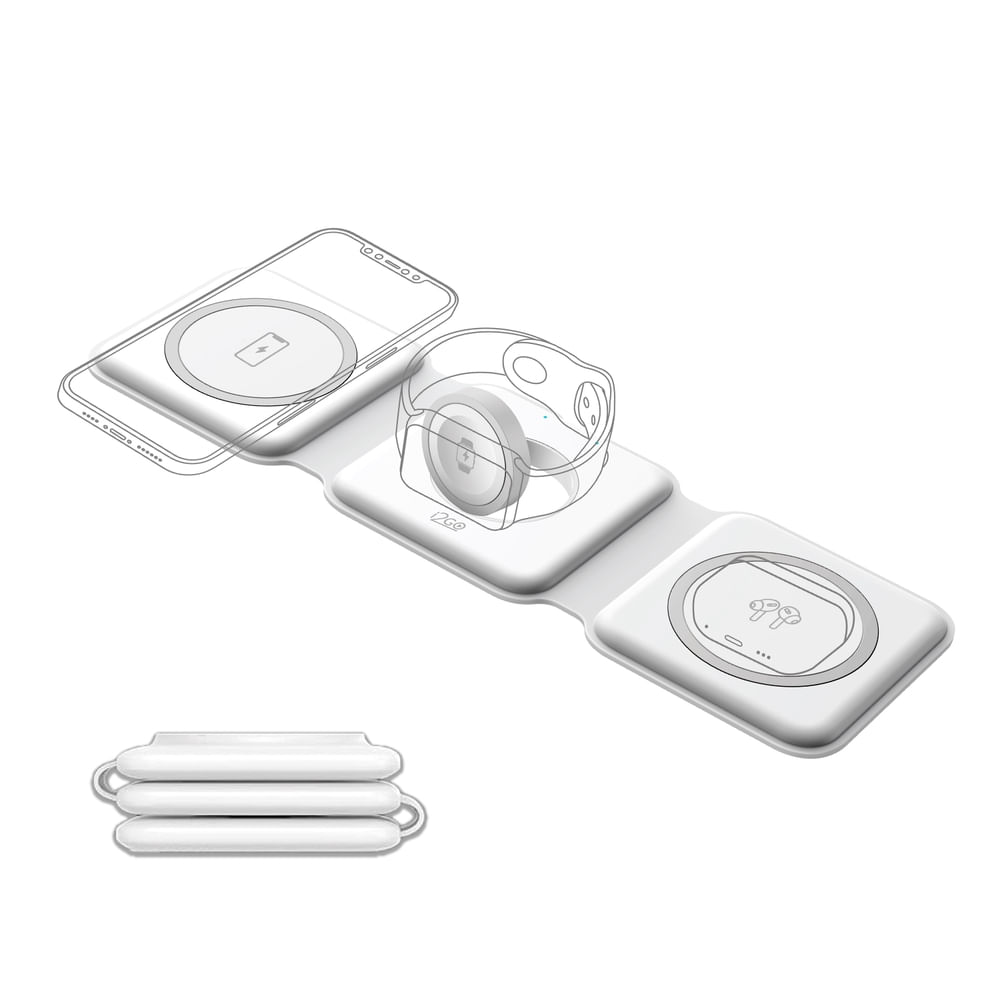 Charger I2Go 3N1 Magnetic Wireless Fold