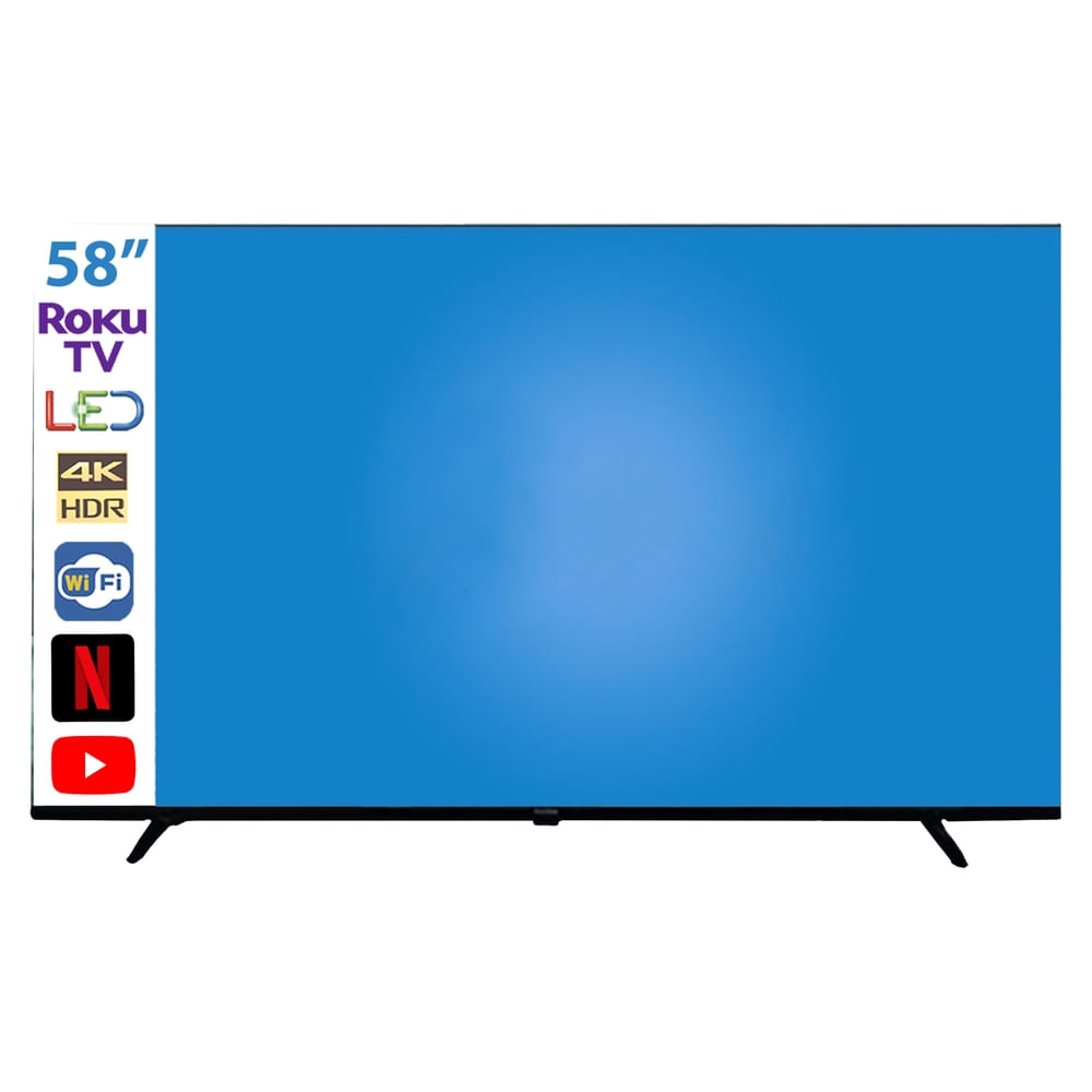 Pantalla LED Smart Hotline Roku 4K - 58 Pulgadas (1 in = 2.54 cm)