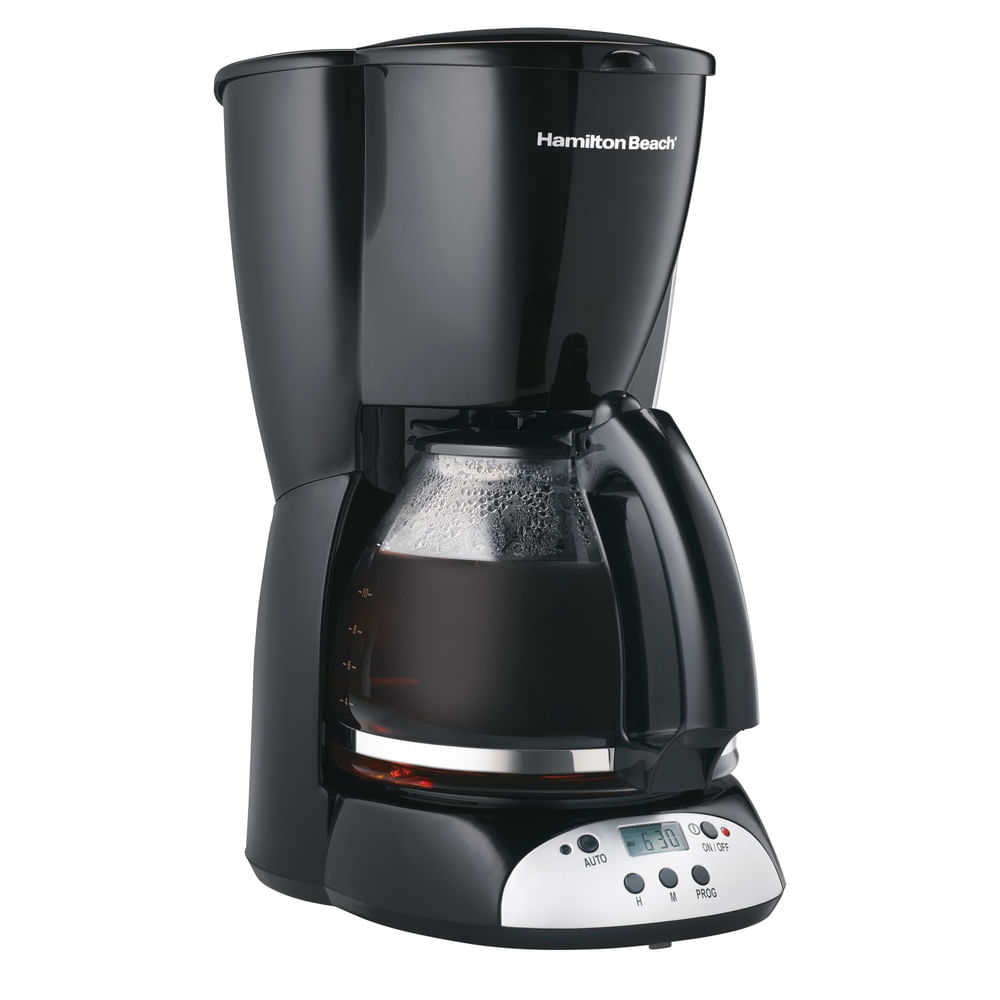 Cafetera Hamilton Beach Negra Programable  - 12 Tazas