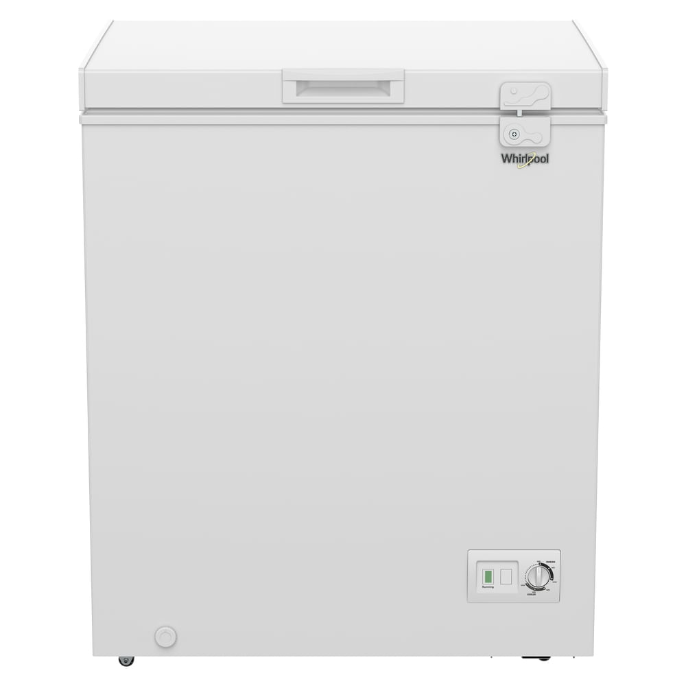 Congelador Whirlpool blanco de 5 pies cúbicos