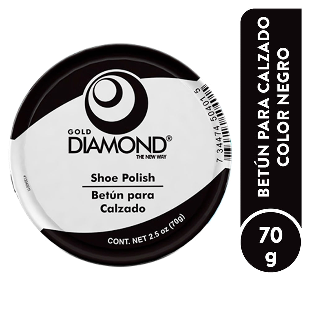 Betún Diamond Lata Negro - 70 g