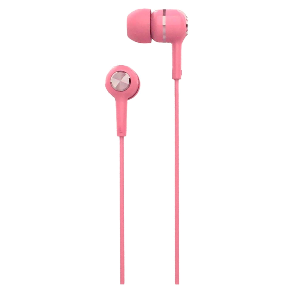 Auriculares Durabrand Con Cable Rosado