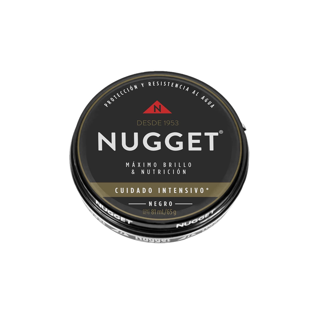 Betún Nugget en pasta color negro - 65 g
