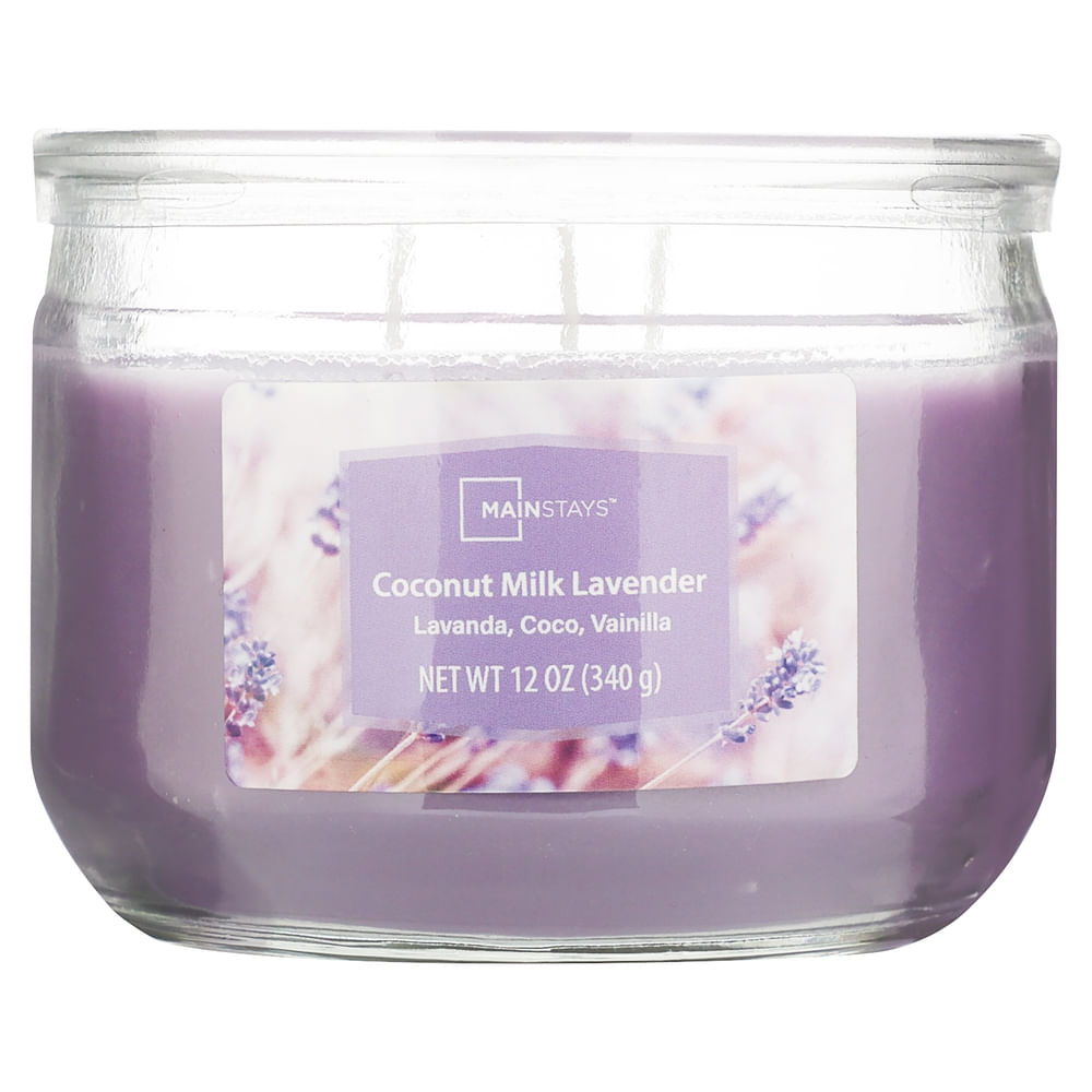 Vela Mainstays lavanda coco y vainilla - 340 g