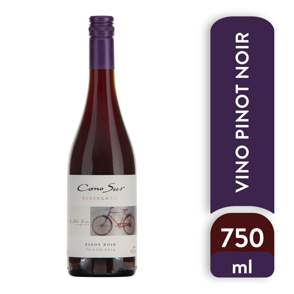 Vino tinto Bicicleta pinot noir reserva 2020 - 750 ml