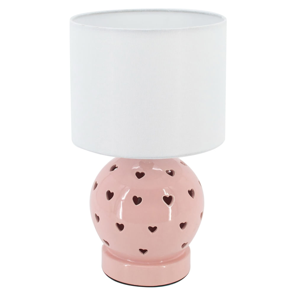 Msk Lampara Redonda Cerami Rosa Corazo