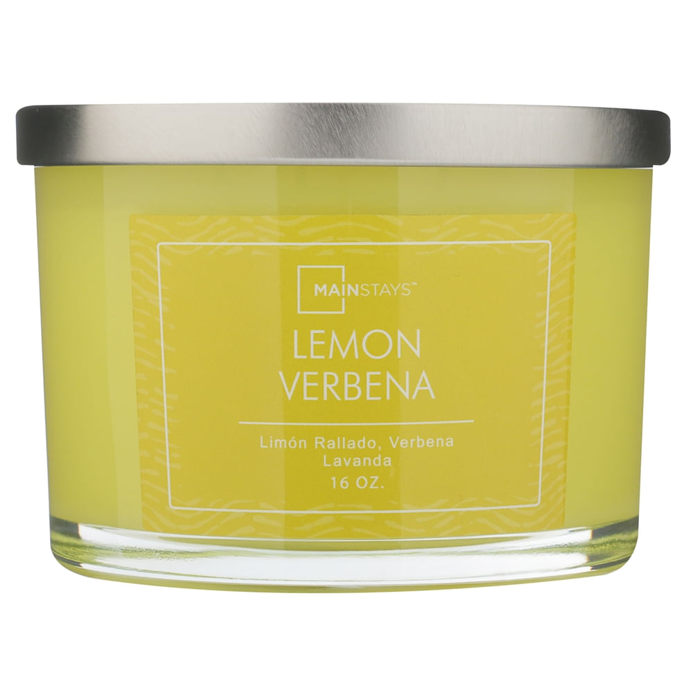 Vela Mainstays limón verbena y lavanda - 16 oz