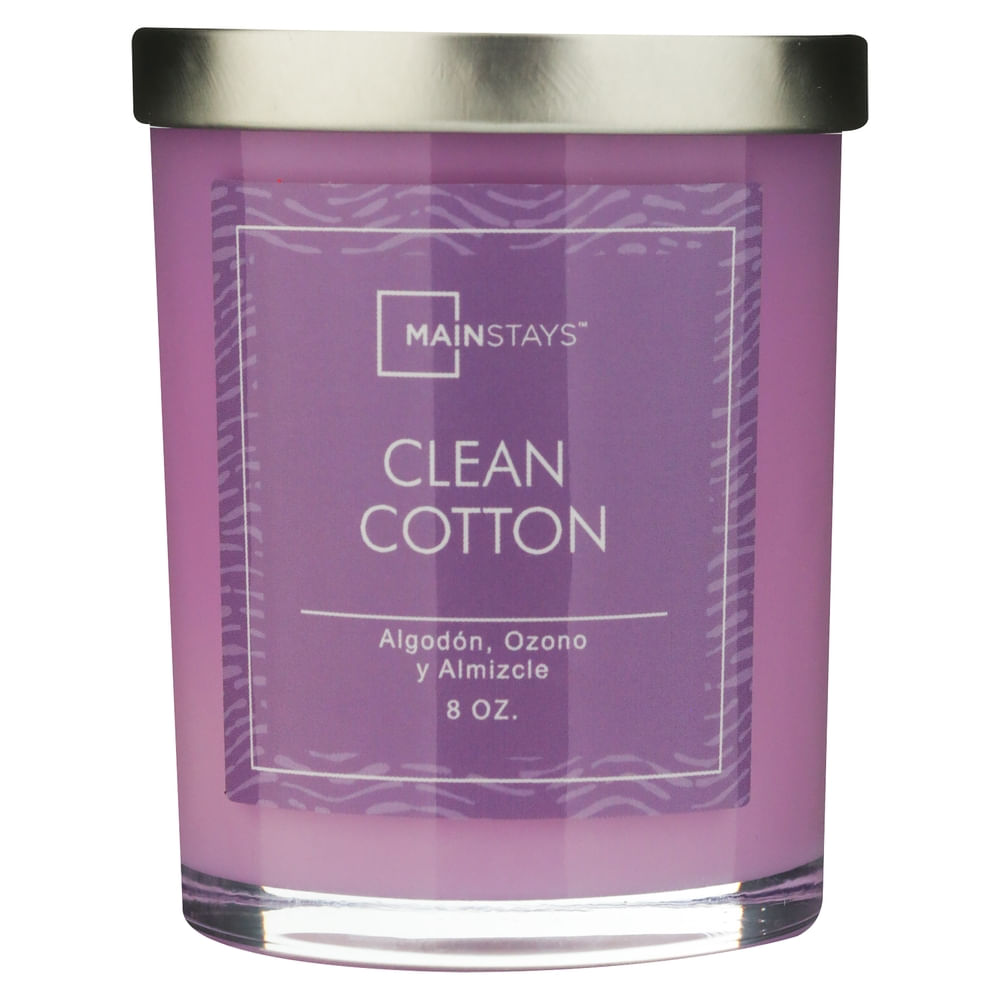 Vela Aromatica 8 Oz Algodon Limpio