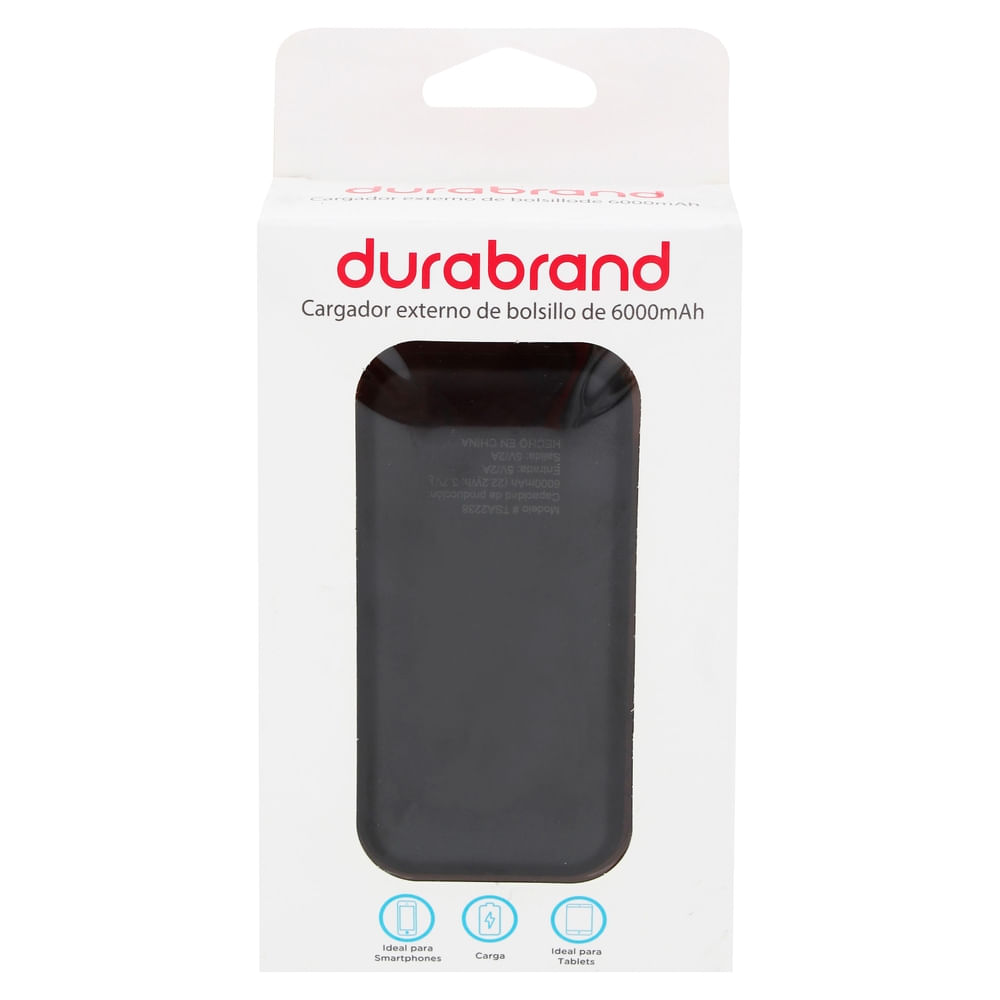 Batería Durabrand Portatil 6000Mah