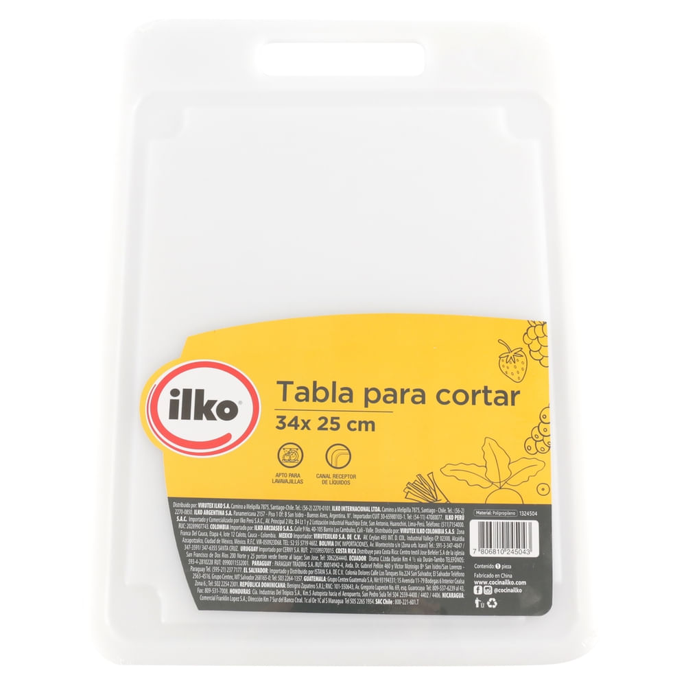 Tabla Ilko Corte Plas 34x25 Mediana