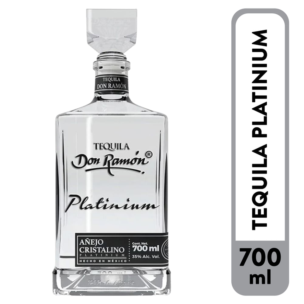 Tequila Don Ramón añejo cristalino plata - 700 ml