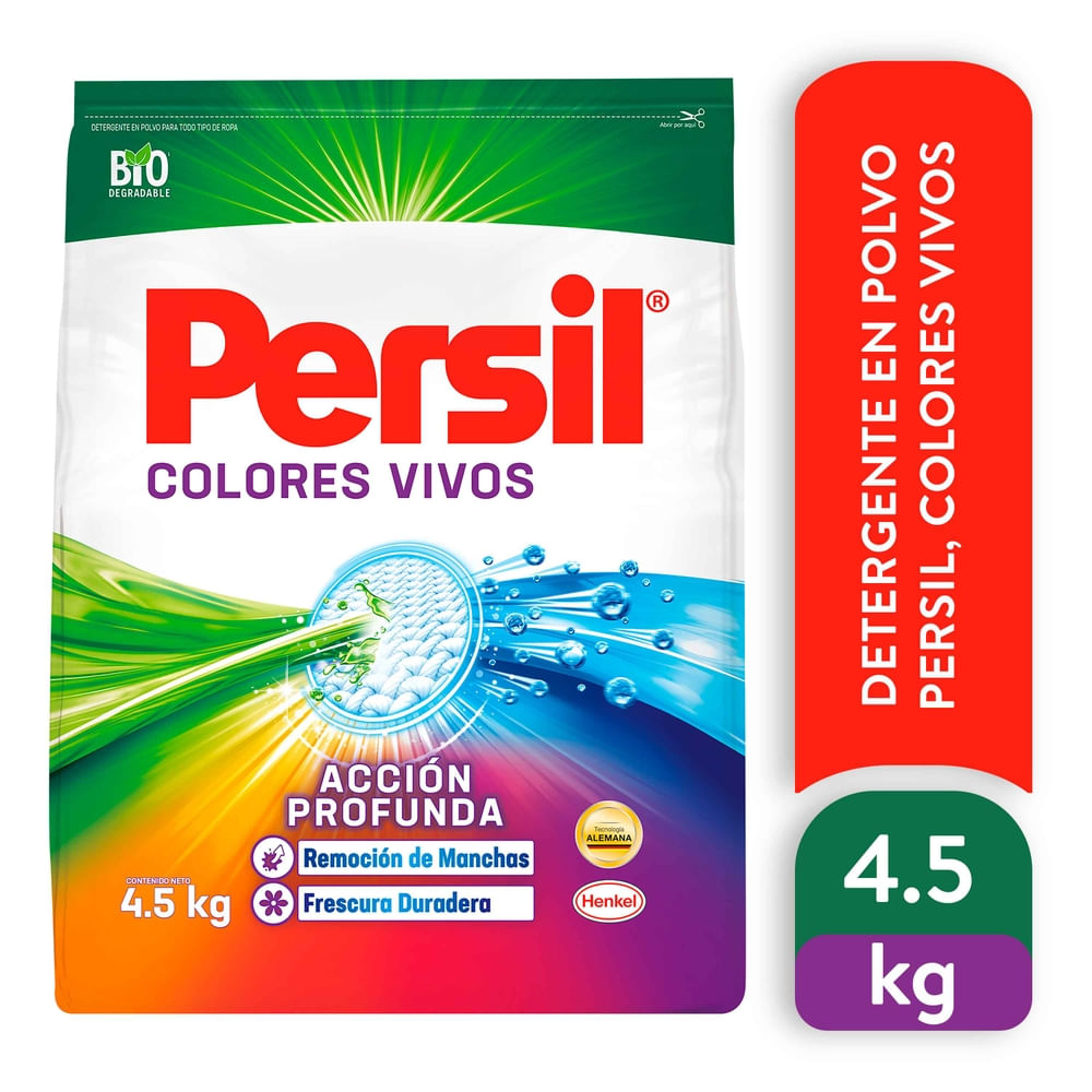Detergente  En Polvo Persil Colores Vivos - 4.5 kg